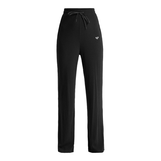 Roxy Γυναικείο παντελόνι Rise & Vibe New Rib Wide Leg Sport Trousers